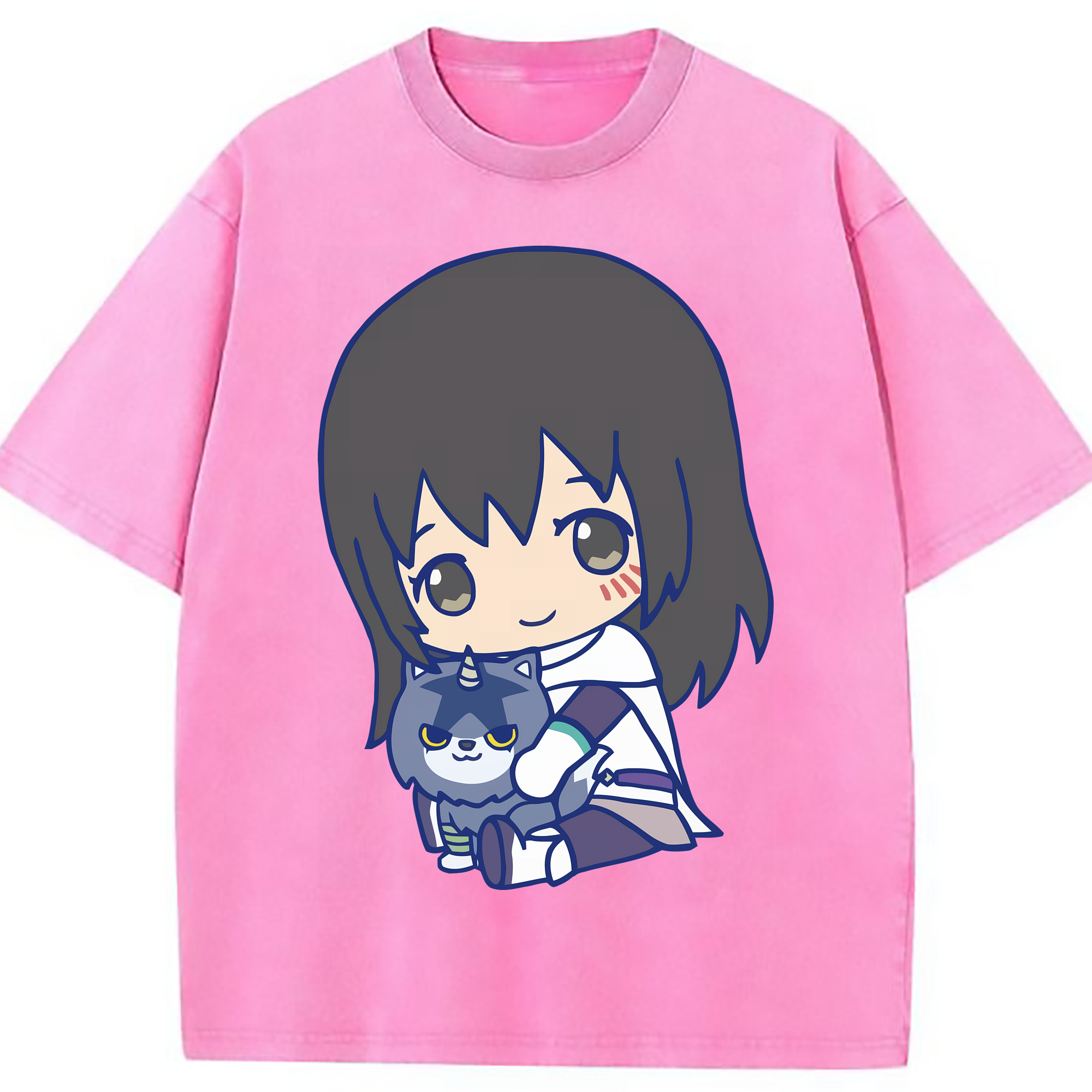 （画像用） 転スラ Regarding Reincarnated to Slime 綿100% ヴィンテージ風 半袖Tシャツ（フロントプリント）